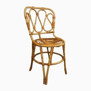 Vintage Dutch Rattan Chair