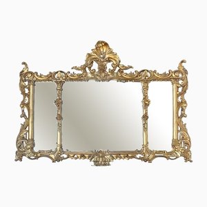 Specchio Chippendale con cornice dorata