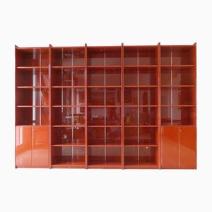 Olinto Bookcase Modules by Kazuhide Takahama for B&B / C&B Italia, 1960s, Set of 5