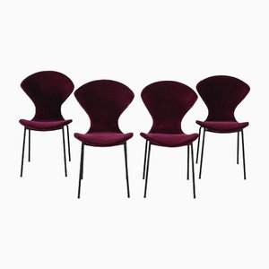 Chairs by Geneviève Dangles for Burov, 1955, Set of 4