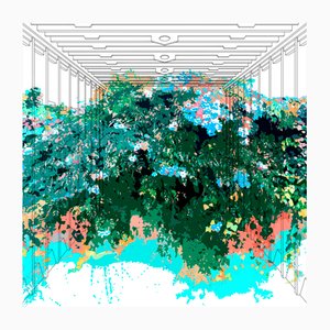 Renato Manzoni, Imagined Garden, 2018, Digitaldruck