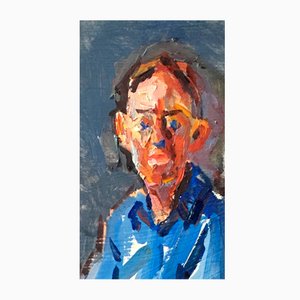 Garry Anderson, Corona Portrait, 2020, Oil on Canvas