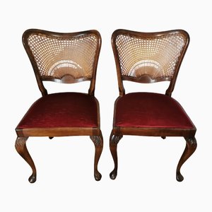 Vintage Baroque Style Dining Chairs, Set of 2