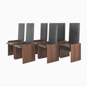 Chaises de Salle à Manger Kazuki par Kazuhide Takahama pour Gavina, Italie, 1968, Set de 6