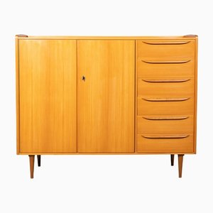 Credenza alta Mid-Century con cassetti, anni '60