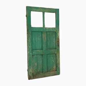 Porta vintage in legno verde, Italia, anni '60