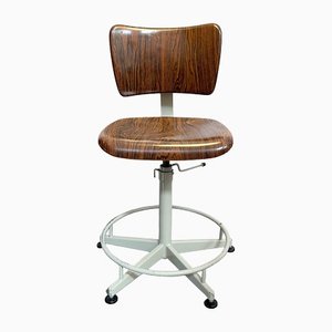 Vintage Industrial Style Office Chair, Italy, 1960s