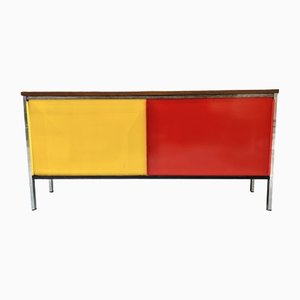Metal and Rosewood Sideboard, 1950s