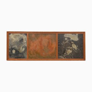 Knud Agger, Triptychon, 1950er, Öl auf Leinwand