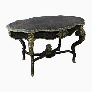 Table d'Appoint Boulle XIX Noire