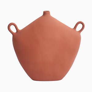 Maria Vessel Vase in Brick by Theresa Marx