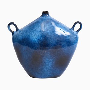 Maria Vessel Vase in Midnight Blue by Theresa Marx