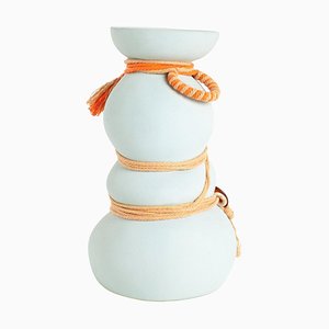 Chubby Vase in Baby Blue by Theresa Marx