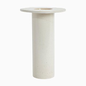 Zylinderförmige Vase in Creme von Theresa Marx