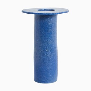Cylinder Vase in Blau von Theresa Marx