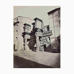 Francesco Sidoli, Blick auf die Monumente von Rom, Fotografie, spätes 19. Jh