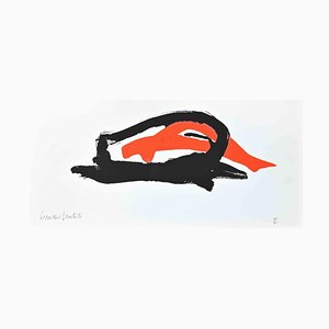 Simone Gentile, Composición abstracta, Litografía original, años 80