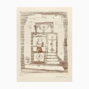 After Massimo Campigli, The House of Women, Original Etching, 1970s