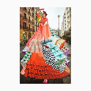 Johanna Goodman, Lámina n. ° 472: Collage abstracto con tema de moda, década de 2020, impresión de Giclee
