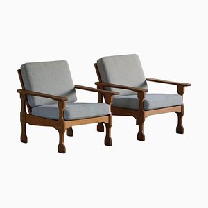 Danish Modern Lounge Chairs by Henning Kjærnulf, 1960s, Set of 2
