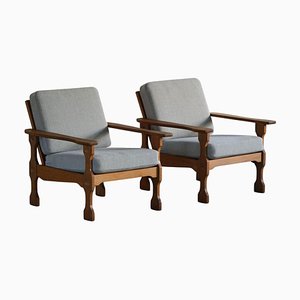 Set of Danish Modern Lounge Chairs by Henning Kjærnulf, 1960s