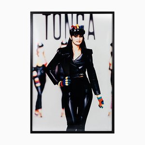 Tonga München Fotograf, Avant Garde Fashion Shot, 1980er, Große Fotografie, Gerahmt