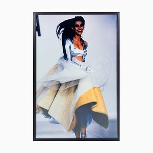 Tonga Munich Photographer, Avant Garde Fashion Shot, 1980s, Large Photograph, Framed