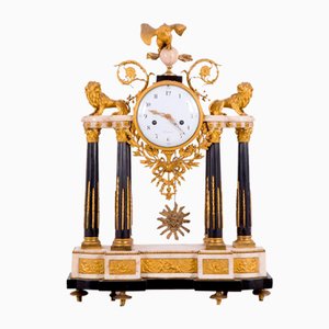 Horloge de Table Antique Dorée