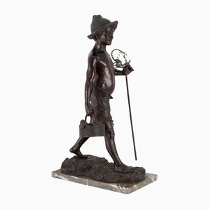 Bronze Sculpture Fisherman