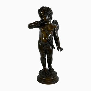 After J-B. Pigalle, Cupidon, Late 1800s, Bronze