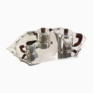 Art Deco Silver Coffee Set from Christofle, 1920s, Set of 4