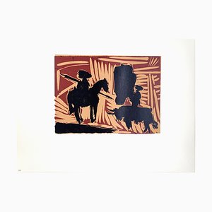 Pablo Picasso, Avant La Pique 2, Original Linocut, 1962