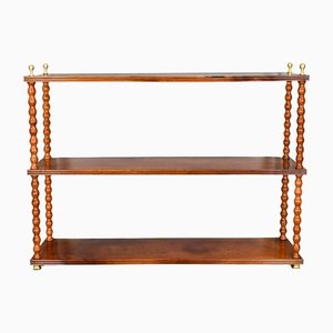 Antique French Shelving Unit in Cherry Wood, 1890s