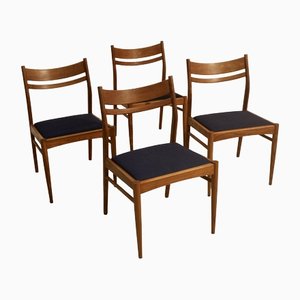 Mid-Century Scandinavian Marcel Chairs in Oak, 1960s, Set of 4