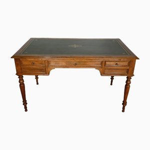 Louis XVI Style Solid Walnut Desk, 1920