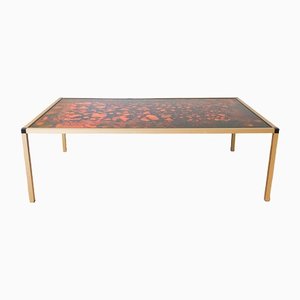 Dänischer Couchtisch mit Lavamuster, 1970er