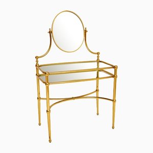 Vintage Brass Dressing Table, 1970s