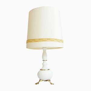 Tischlampe mit Messingfuß, 1960er
