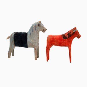 Original Lucky Horses, 1800, Set of 2