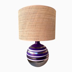 Lampe en Céramique, Italie, attribuée à Aldo Londi pour Bitossi. années 70