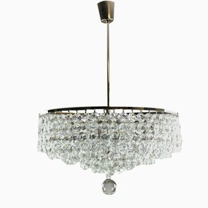 18-Flame Crystal Chandelier from Bakalowits, 1960s