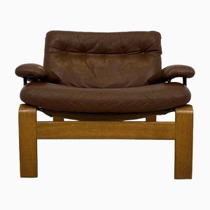 Leather Armchair by Carl Straub, 1960s