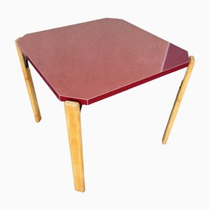 Roter Forma Tisch von Bruno Rey für Dietiker, 1970er