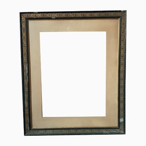 Large Early 20th Century Black and Gold Frame