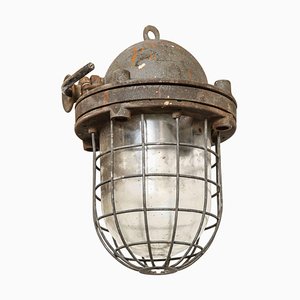 Lámpara de fábrica industrial, años 50