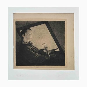 J.-P. Norblin de La Gourdaine, Autoportrait, Gravure, Début 1800s