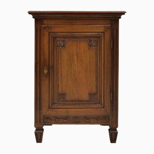 Small Louis XVI Style Oak Cabinet, 1920s