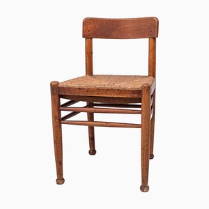 Dining Chair in Oak and Cane, France, 1960s