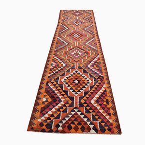 Tapis de Couloir Kilim Vintage, Turquie