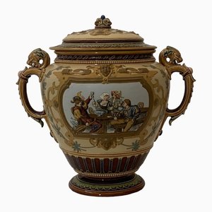 Painted Lidded Punch Bowl, 1859